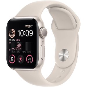 Apple Watch SE (2nd Gen) [GPS 40mm] Smart Watch Midnight Aluminum Case & Midnight Sport Band