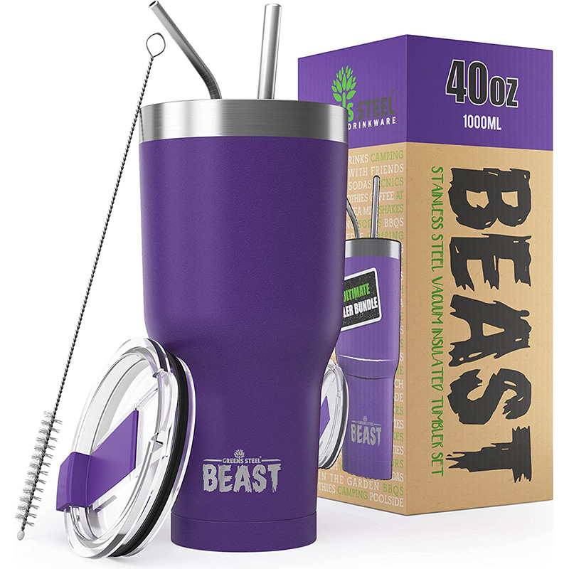 Beast 40 oz Tumbler Travel Flask