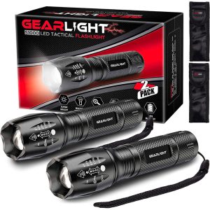 Gear Light Flashlight 2pk Bright