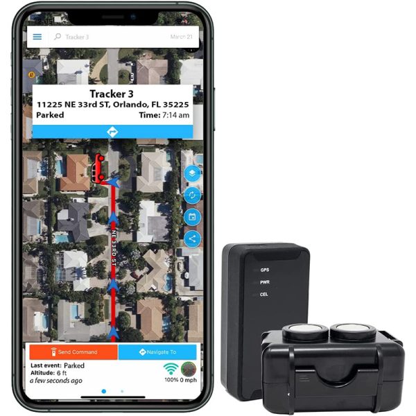 Optimus 2.0 GPS Tracker Bundle with Waterproof Twin Magnet Case