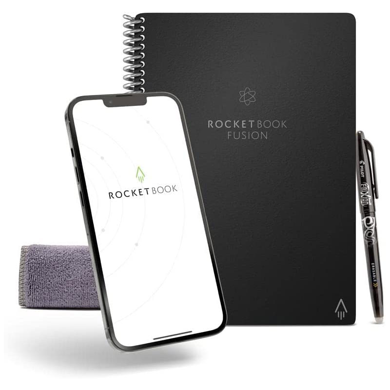Rocketbook Fusion Reusable Notebook, Calendar, To Do